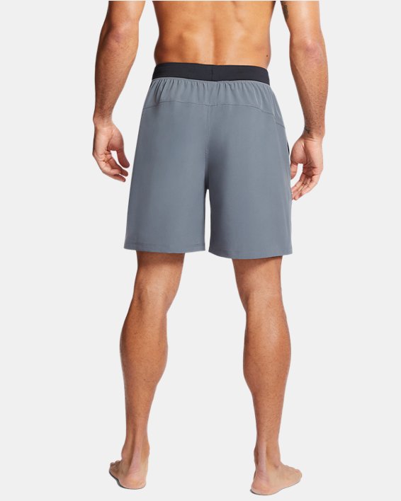Men's UA Comfort Waistband Notch Shorts, Gray, pdpMainDesktop image number 1